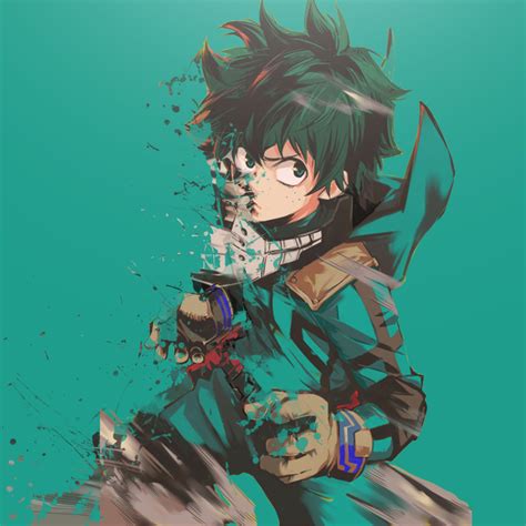 Download Boku No Hero Academia Midoriya Izuku Art 2932x2932 Resolution