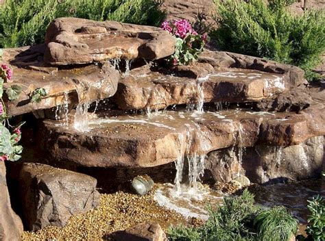 25 Most Beautiful Rock Garden Waterfalls To Increase Your Garden Beauty Waterfalls Backyard