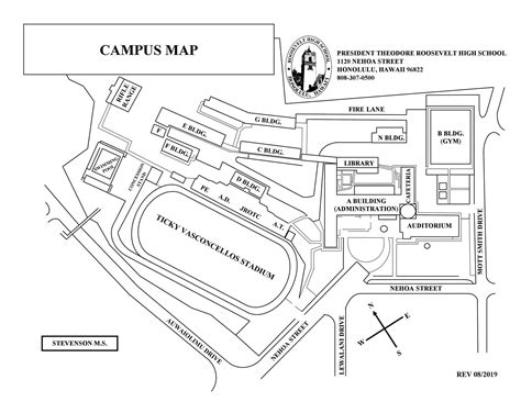 Campus Map About Us Roosevelt High School