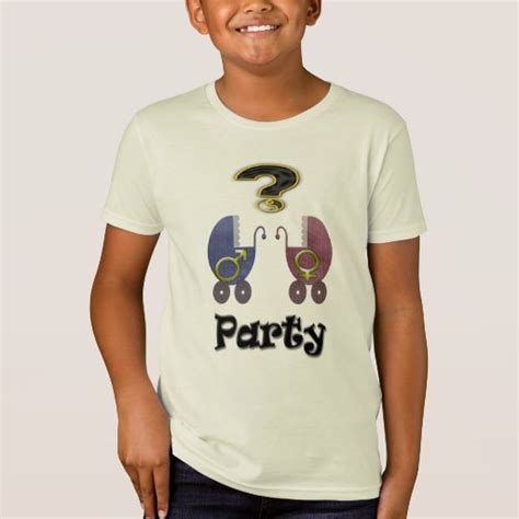 Gender Reveal Party T Shirt Zazzle