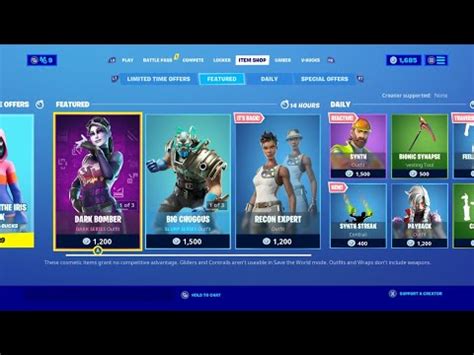 Click on support a creator in the bottom right corner of the item shop and enter our code to support us. *RARE* RECON EXPERT IS BACK -FORTNITE ITEM SHOP 27TH MAY ...