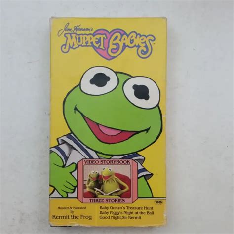 The Muppets Muppet Babies Jim Henson Video Storybook Vhs Tape 1988 4