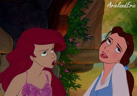 Another Ariel And Belle Fight Disney Crossover Photo Fanpop