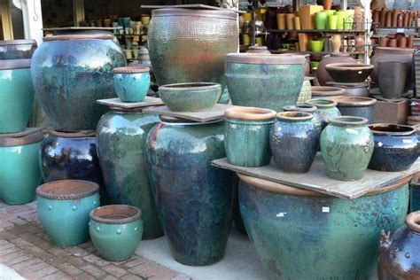 Rustic Chinese Glazed Pottery Ceramic Flower Pots Large Ceramic