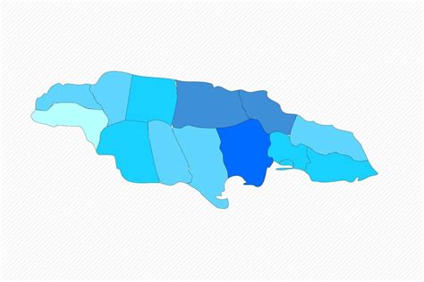 Mapa Detalhado Da Jamaica Com Estados 2209428 Vetor No Vecteezy