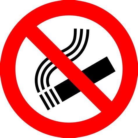 No Smoking Sign Prohibited Free Vector Graphic On Pixabay