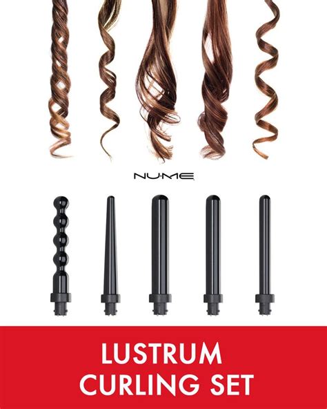 Nume Lustrum 5 In 1 Interchangeable Curling Wand Set Nume Curling