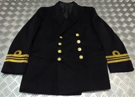 Vintage Rn No1 Dress Jacket Royal Navy Lieutenant Commander Rank 1967