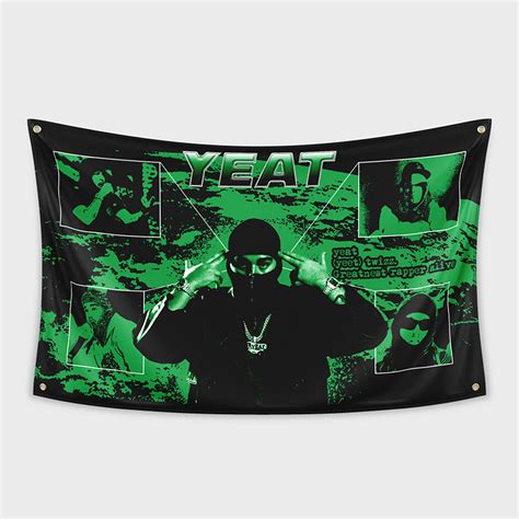 Hype Flags Yeat Flag Greatest Rapper Alive Tapestry Hypeflags
