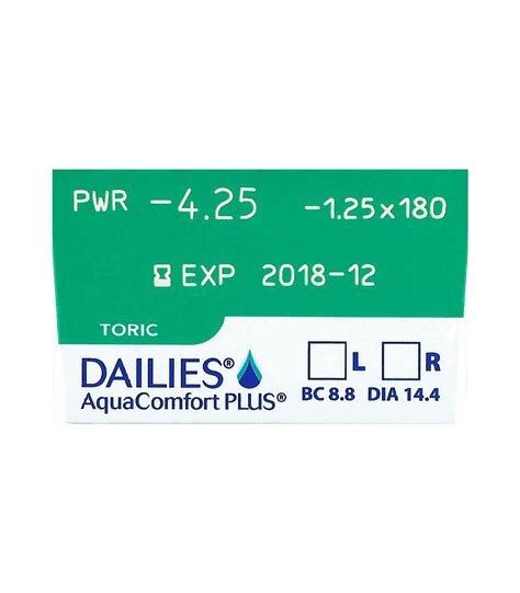 Dailies Aquacomfort Plus Toric Contact Lens Singapore