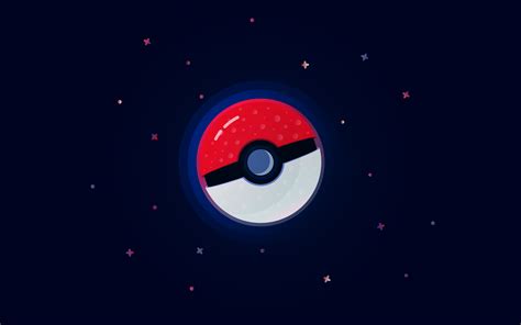 Download Wallpapers Pokeball 4k Space Minimal Pokemon Lets Go Poke