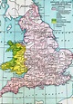 Political Medieval Maps - England and Wales at the End of the ...