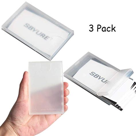 Maybe you would like to learn more about one of these? Amazon.com : SBYURE 5 Pack Plastic Business Card Holder Case, Pocket Business Ca… | Business ...