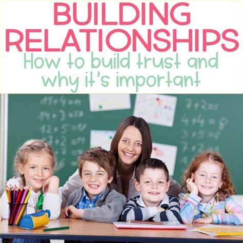 How To Build Relationships With Students Kindergarten Units Positive