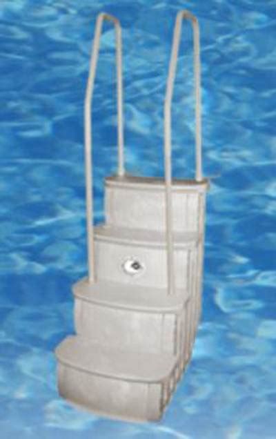 Main Access Istep Above Ground Swimming Pool Entry Steps Ladder Ladders