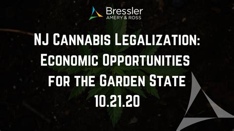 Nj Cannabis Legalization Economic Opportunities For The Garden State
