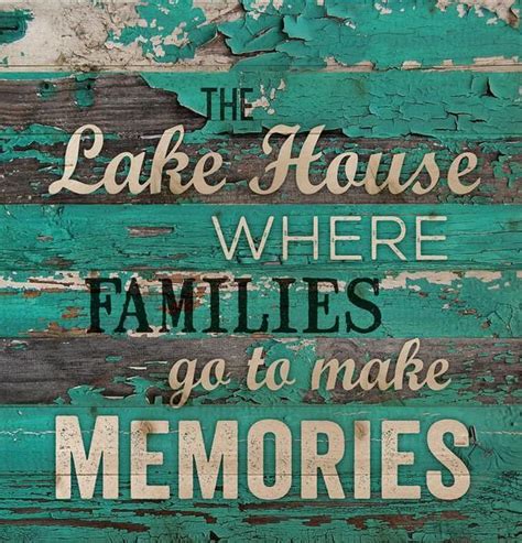 Check out our lake house quote selection for the very best in unique or custom, handmade pieces from our shops. The Lake House Wall Decor | Lake house signs, Lake decor, Lake quotes