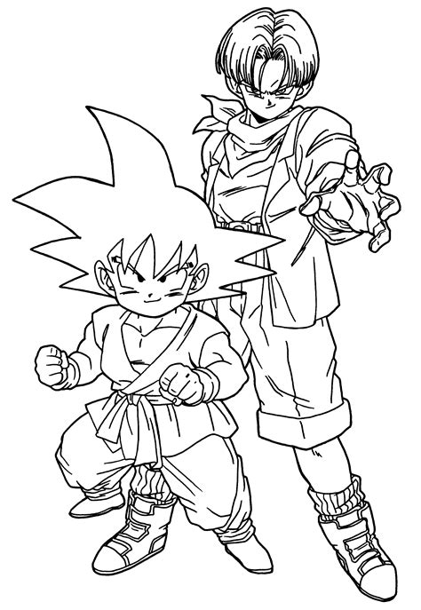 Download and print dragon ball z coloring pages for kids! Dragon-Ball-Z-Coloring-Pages