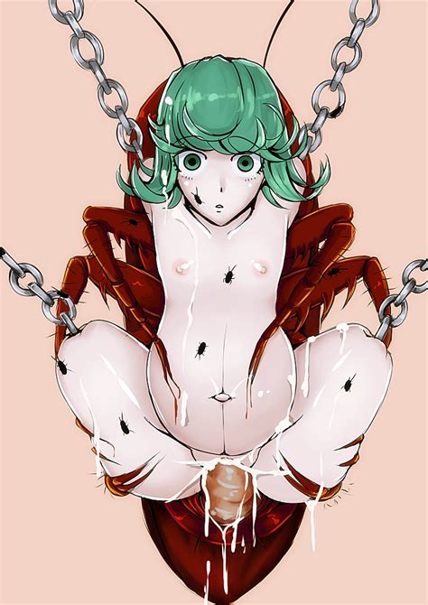 Tatsumaki One Punch Man 1girl Amputee Arms Up Bdsm Bestiality