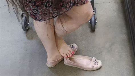 Sweaty Barefoot Shoeplay Adventure At The Grocery Store Shoeplay Usa Clips4sale
