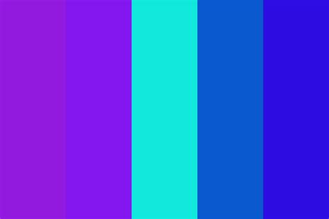 Purple Turquoise Blue Color Palette