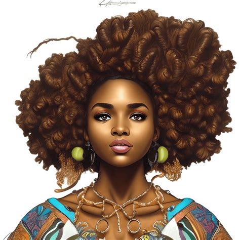 amazing hyper detailed brown skin caribbean woman · creative fabrica