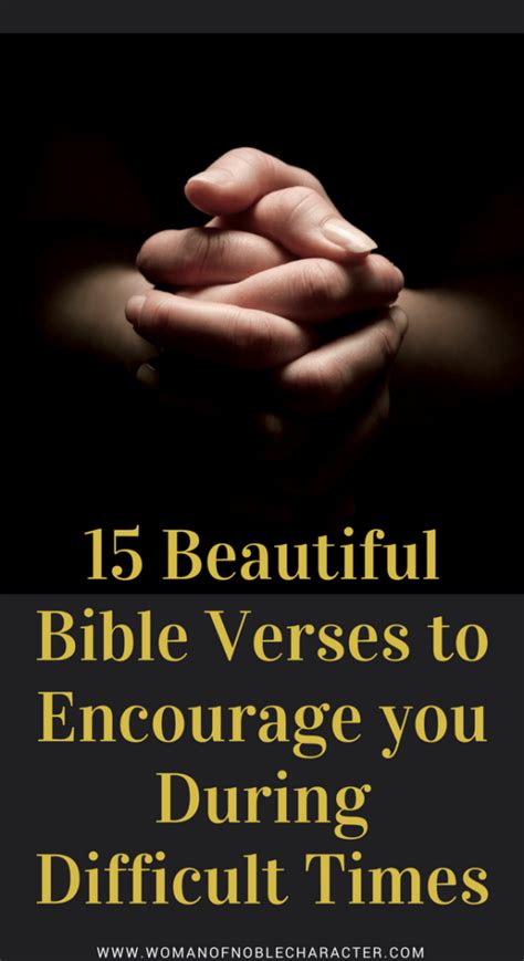 Bible Verses To Encourage You During Difficult Times