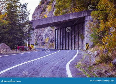 Tunnel In The Mountains Stock Image Image Of Landscape 167880779
