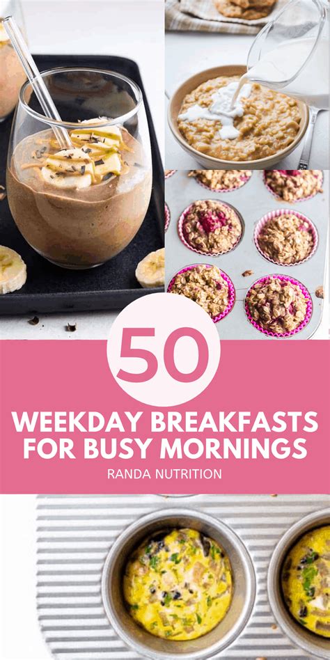 50 Weekday Breakfasts For Busy School Mornings Randa Nutrition