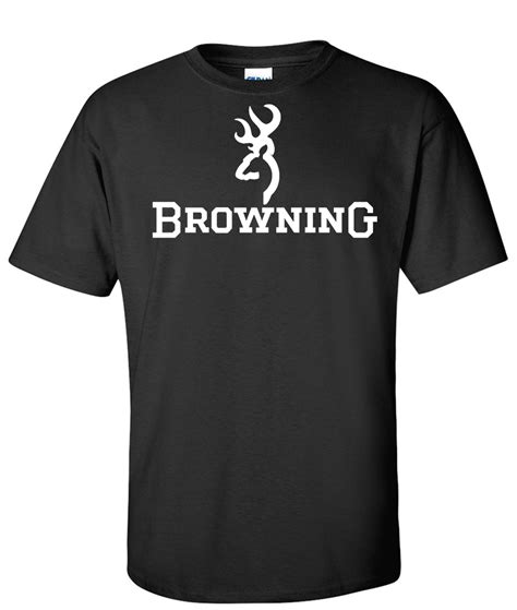 Browning Firearms Logo Graphic T Shirt