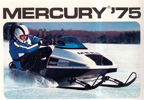 Classic Snowmobiles Of The Past 1975 Mercury Trail Twister