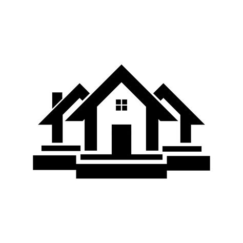 House Logo House Icon House Icon Vector Isolated On White Background