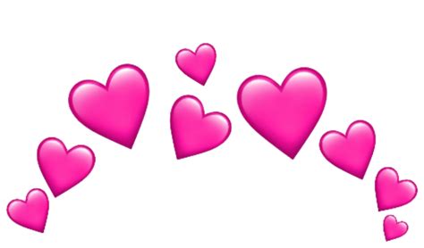 Pink Heart Emoji PNG Image PNG Mart