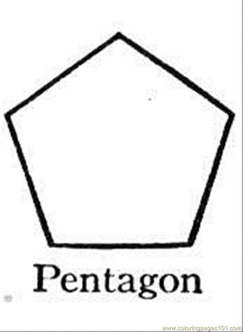 Free Printable Pentagon Shape With Color Freebie Find