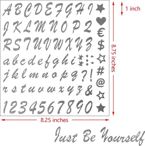 Buy Waynoda Glitter Alphabet Letter Stickers 800 Pieces 10 Sheets