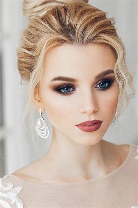 Stylish Wedding Hair And Makeup Ideas See More