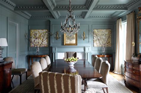 Farrow And Ball Green Blue English Country Dining Interiors By Color