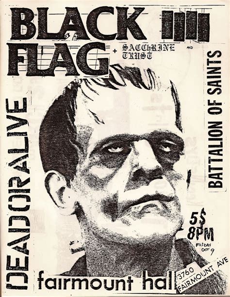 Black Flag Punk Bands Posters Punk Poster Black Flag Poster