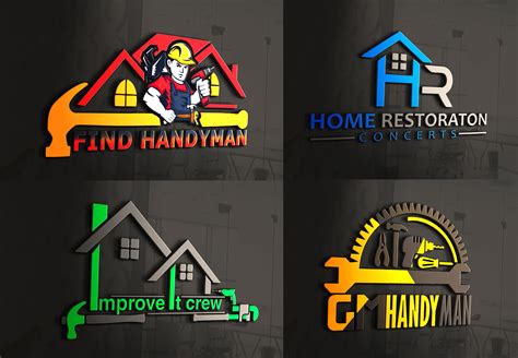 Vintage Handyman Logo Ideas Pic Head