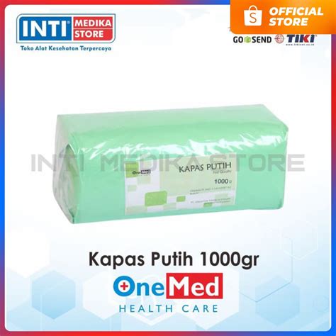 Jual Onemed Kapas Putih Pembalut 1000gram Kapas Putih 1 Kg Shopee Indonesia