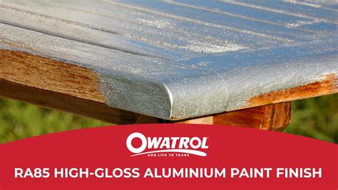 Painting Rusty Metal With Ra85 Aluminium Paint Perfect For Metal Or