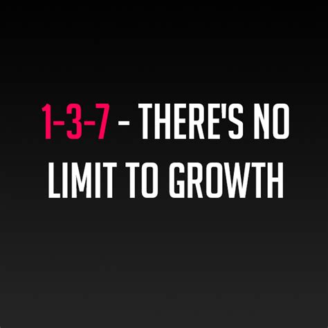 1 3 7 Theres No Limit To Growth My Journey In Life