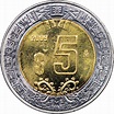 Mexico ESTADOS UNIDOS MEXICANOS 5 Pesos KM 605 Prices & Values | NGC
