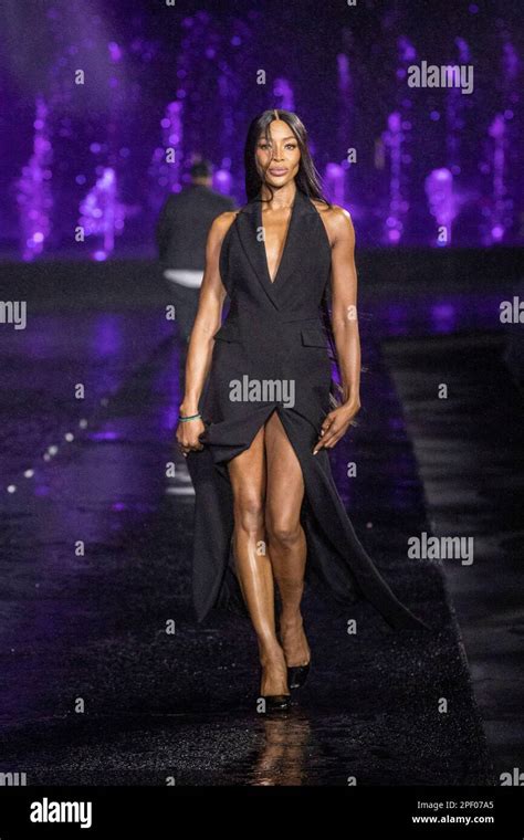 Miami Usa 15th Mar 2023 Model Naomi Campbell Walks On The Runway At