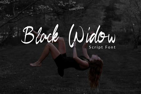 Black Widow Script Font By Fathialghazi Thehungryjpeg