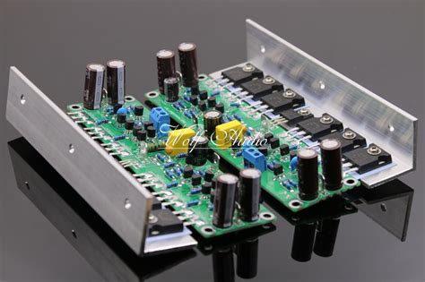 Assembled L15 Stereo MOSFET Power Amplifier Board With Angle Aluminum