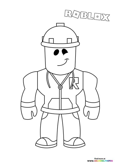 Roblox Coloring Pages Free Printable Sheets For Kids From Roblox Game