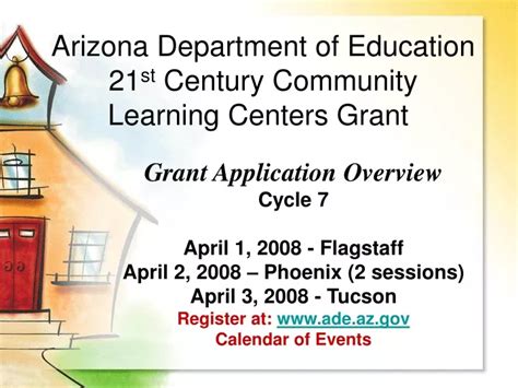 Ppt Arizona Department Of Education 21 St Century Community Learning
