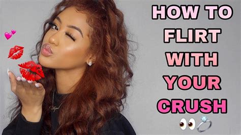 how to flirt with your crush how to get him her to like you youtube