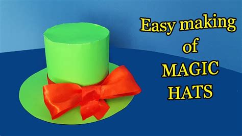 How To Make An Easy And Beautiful Magic Hat Diy Craft Ideas For Kids